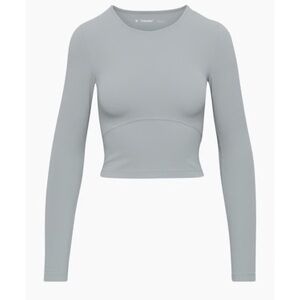 Aritzia TNAction butter round neck long sleeve